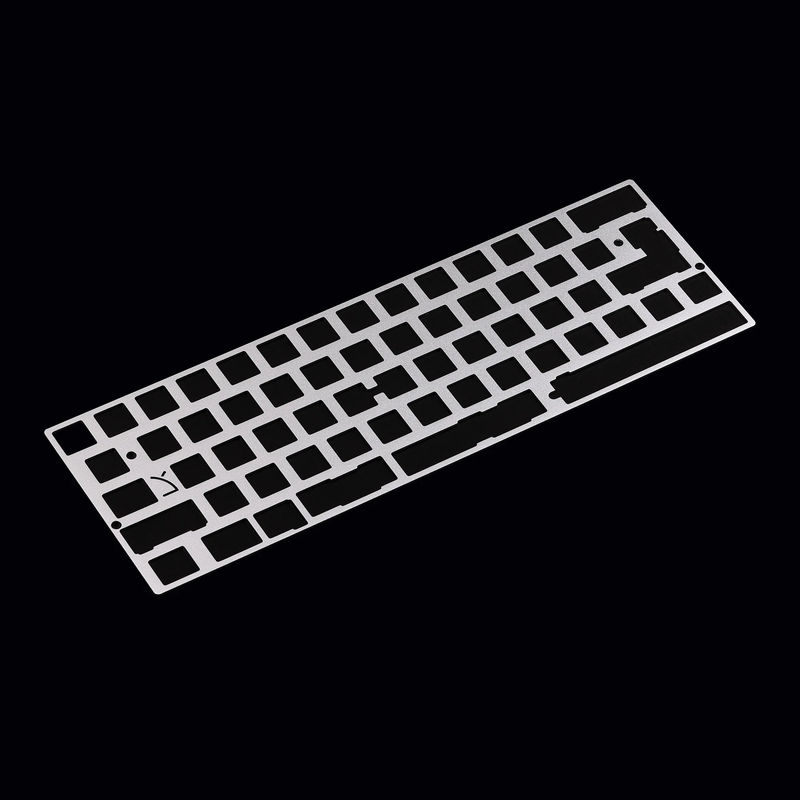 DZ60 CNC ALUMINUM/BRASS 60%  PLATE - Material:Aluminum - Layout:2U Left Shift (Plate-A)