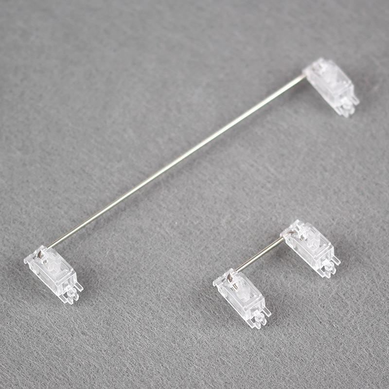 Transparent PCB mounted stabilizers 2U 6.25U - LAYOUT:2U*4  6.25U*1