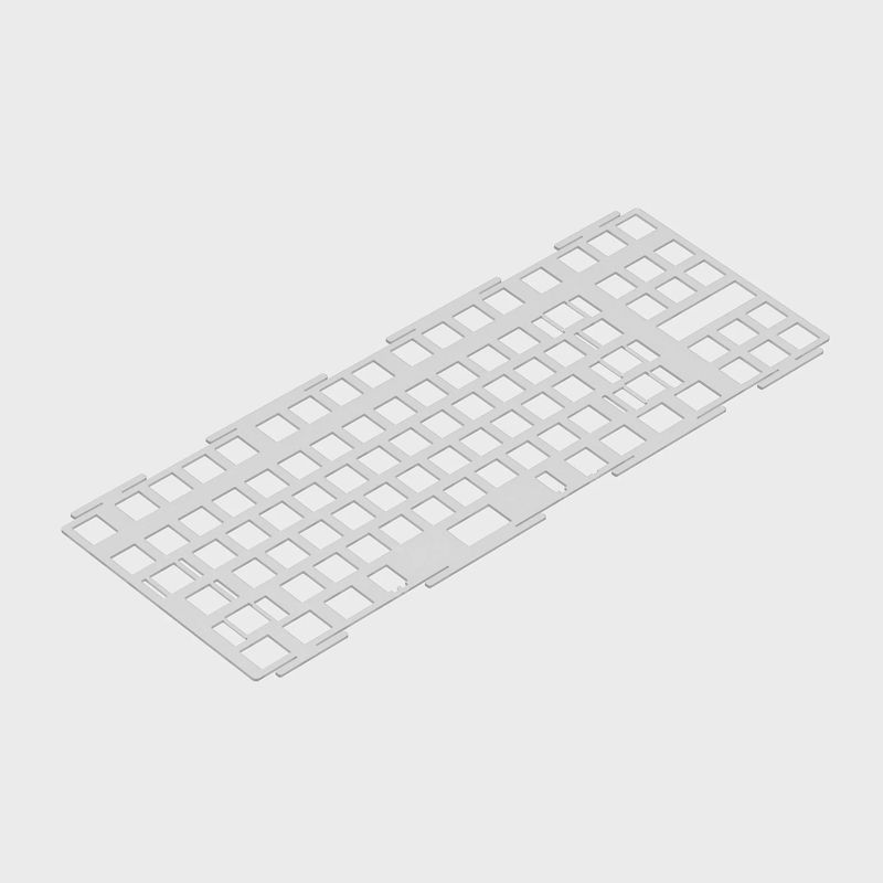 Tiger Lite keyboard accessories - Option:Polycarbonate Plate (ANSI)