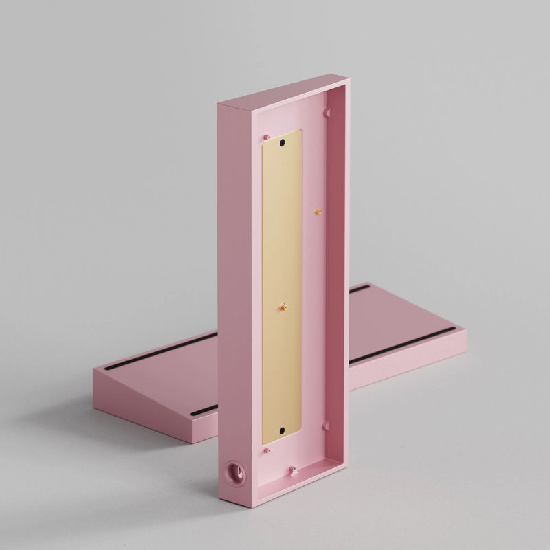 Tofu60 Redux Case - Color (without brass weight bar):E-coating Pink