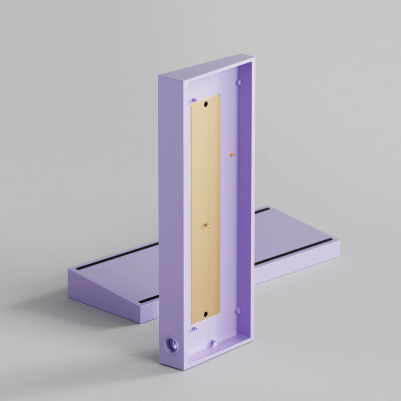Tofu60 Redux Case - Color (without brass weight bar):E-coating Purple