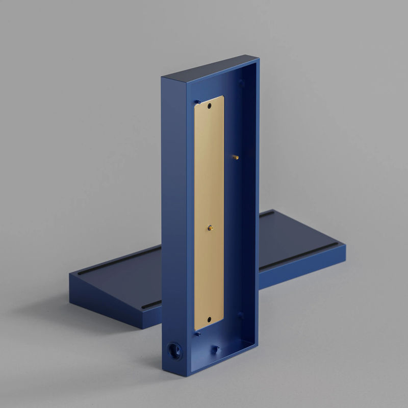 Tofu60 Redux Case - Color (without brass weight bar):Anodized Dark Blue