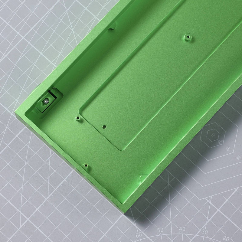 Tofu60 Redux Case - Color (without brass weight bar):Anodized Grass Green