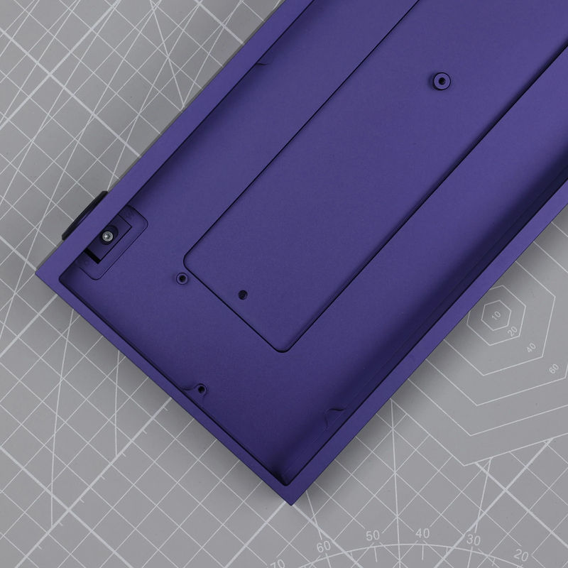 Tofu60 Redux Case - Color (without brass weight bar):Anodized Dark Purple
