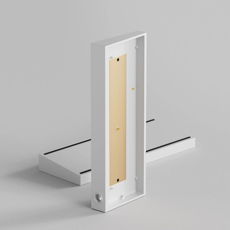 Tofu60 Redux Case - Color (without brass weight bar):E-coating White