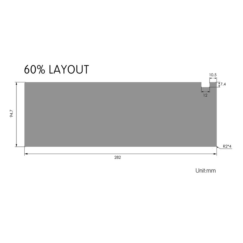 Tape Mod Customization 60%/75% Layout - Layout:60%