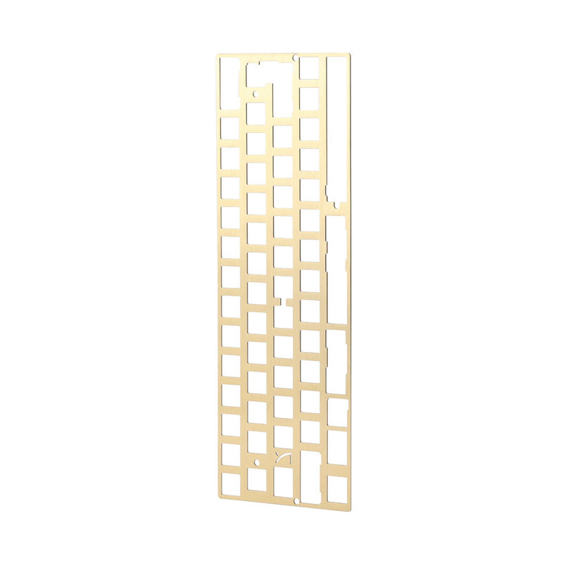 Tofu60 Redux Accessories - Accessories:Plate A - Brass