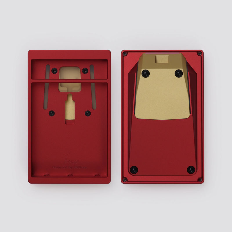 Taco Pad - Case (no engraving version):Red - Plate:PC Plate - PCB:Wired