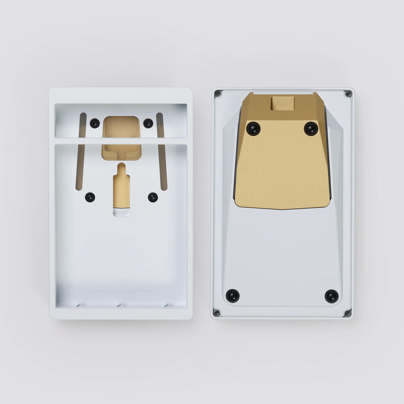Taco Pad - Case (no engraving version):E-white - Plate:PC Plate - PCB:Wired
