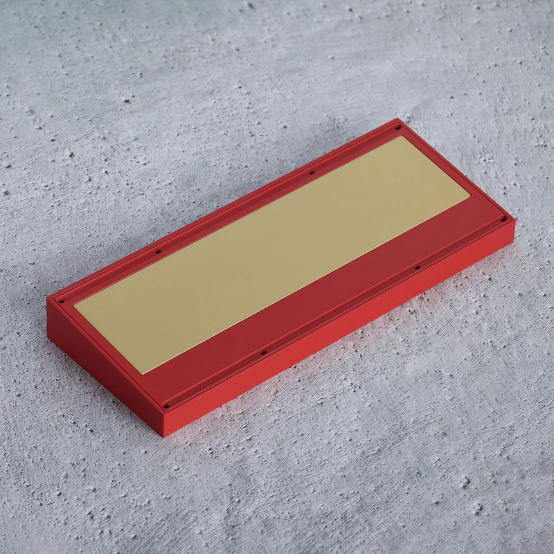 Tofu60 2.0 Case - Color:E-coating Red - Layout:HHKB