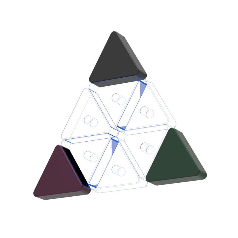 TET Accessories - Option:Color chips - Black+Dark purple+Dark Green
