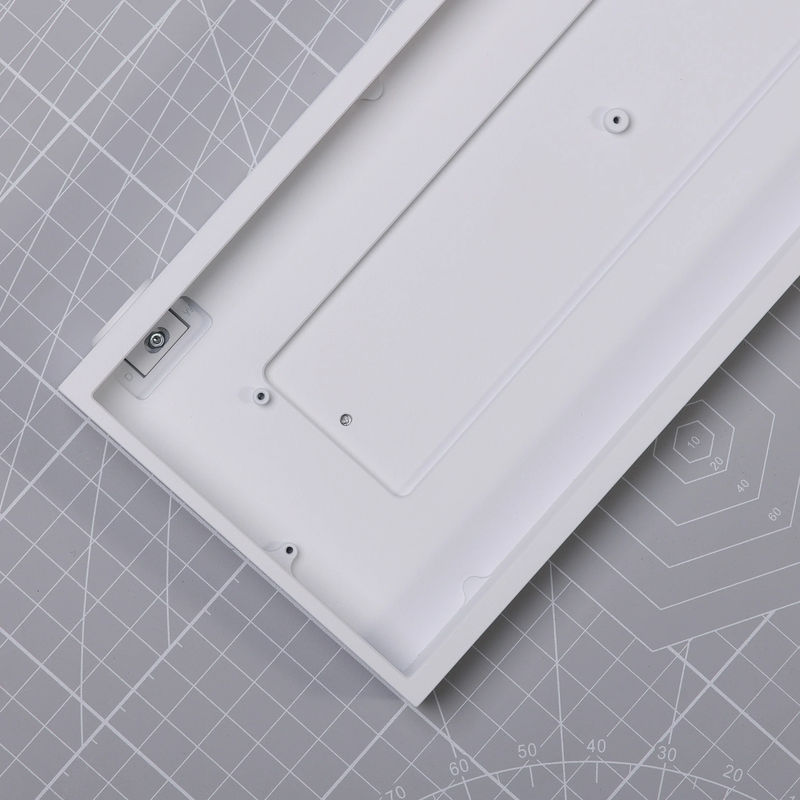 Tofu60 Redux kit - Color (without brass weight bar):E-coating White - Plate:Aluminum Black - PCB:60% RGB ANSI Hotswap PCB