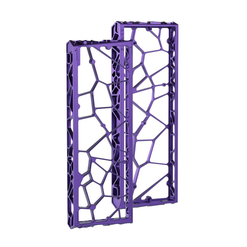 Holy60 Keyboard Kit - Case:Anodized Purple - Plate:Aluminum black