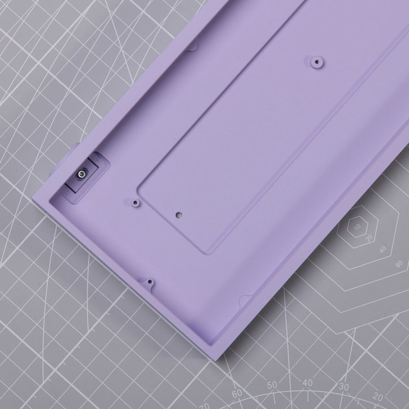 Ready to use Tofu60 Redux with PBTfans Count Dracula - Case:E-coating Purple - Plate:Aluminum black - PCB:60% RGB ANSI Hotswap PCB