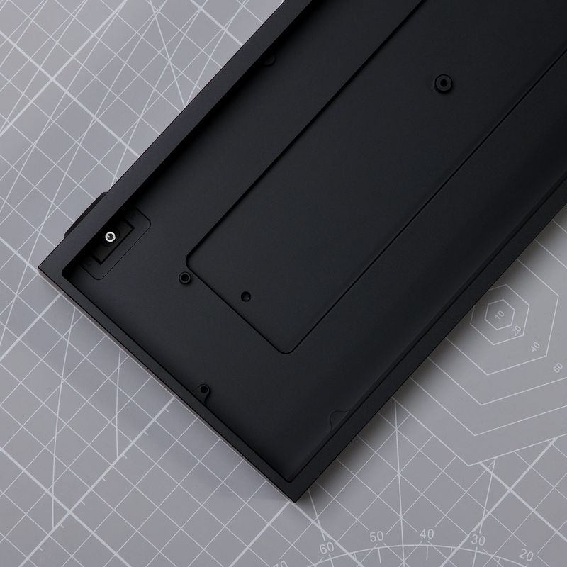 Ready to use Tofu60 Redux with PBTfans Count Dracula - Case:Anodized Black - Plate:Aluminum black - PCB:60% RGB ANSI Hotswap PCB