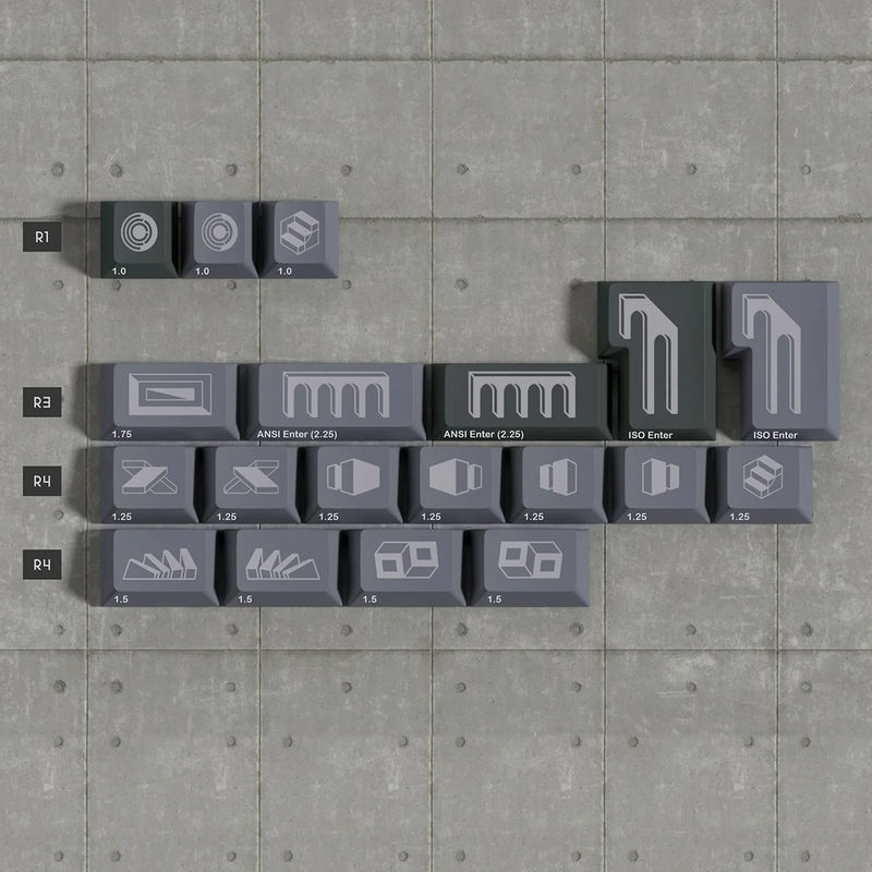 EPBT Novelty Kit Collection - Project:ePBT Brutalist -Novelty: Struktur