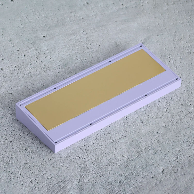 Tofu60 2.0 - Layout:WK - Color (*keycaps not included):E-coating Lavender