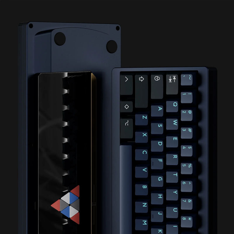 TET - Case:Anodized Navy - PVD stainless steel weight (excluding color chips):PVD Black
