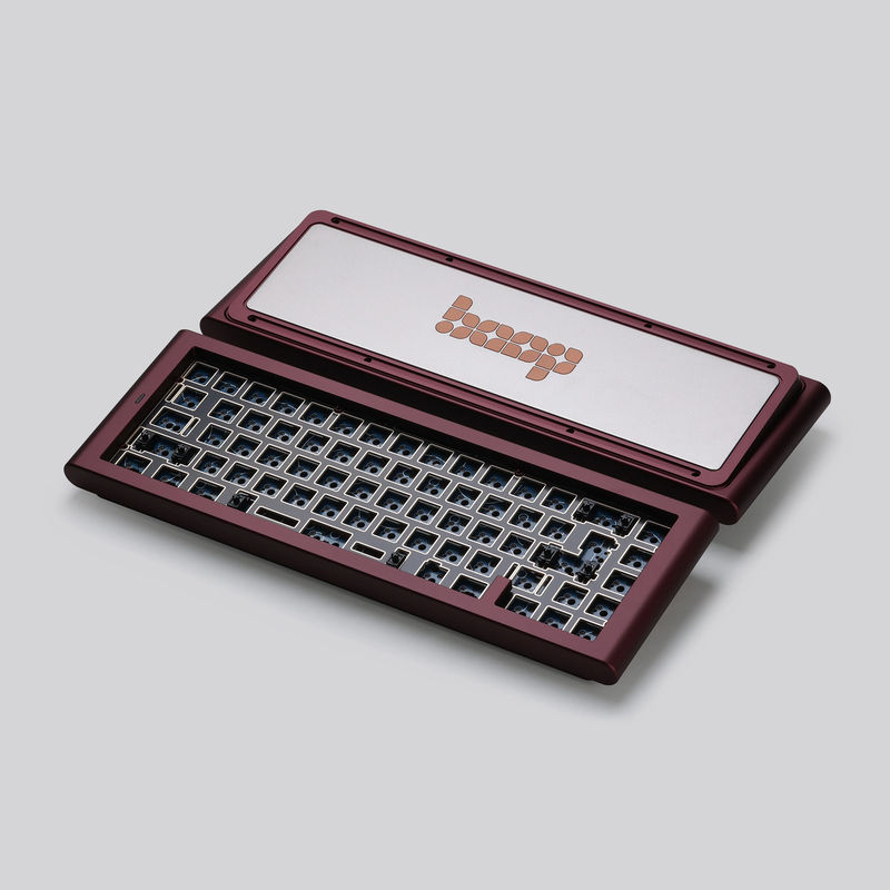 Boop Redux - Case (*keycaps not included):Anodized Burgundy