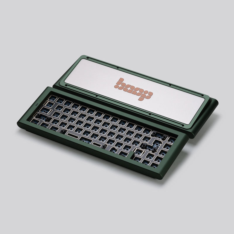 Boop Redux - Case (*keycaps not included):Anodized Pine Green