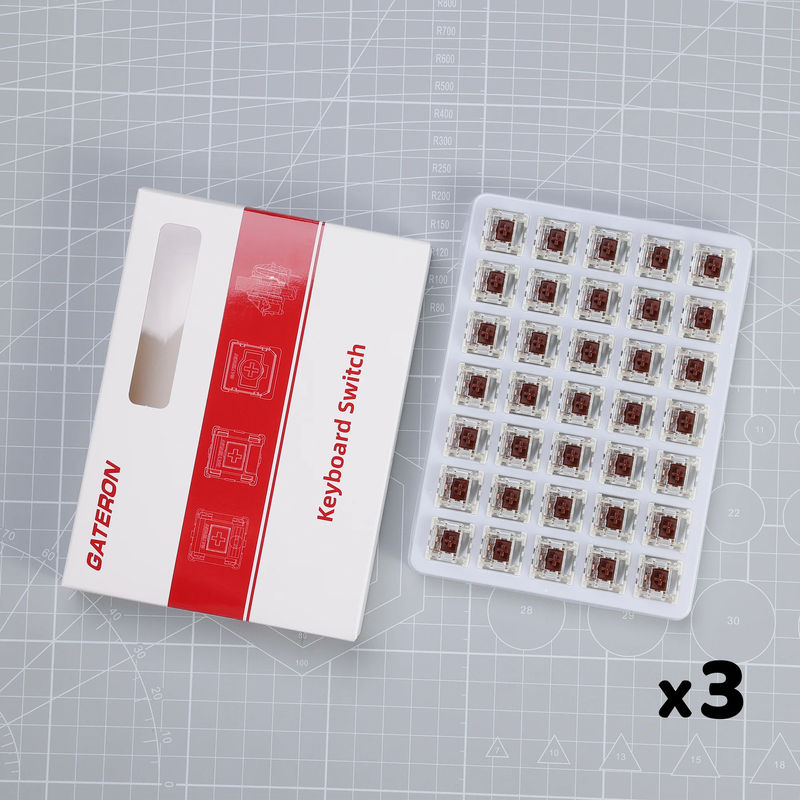 Gateron G Pro 3.0 Brown Tactile Switches - Quantity:3 packs