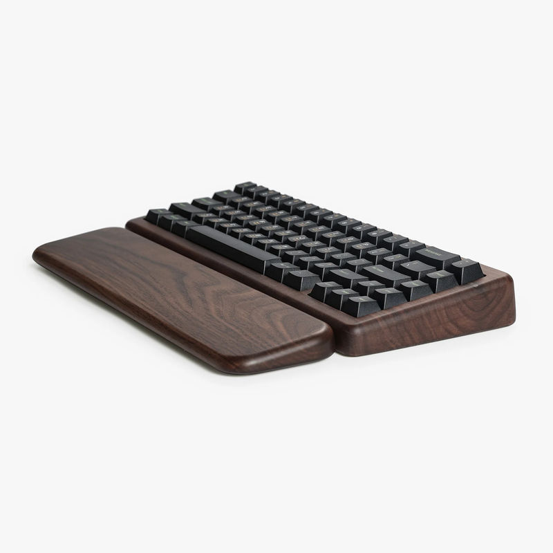 Dusk 67 - Case:Wooden case - PCB:1.2mm hotswap ansi PCB - Plate:Polycarbonate
