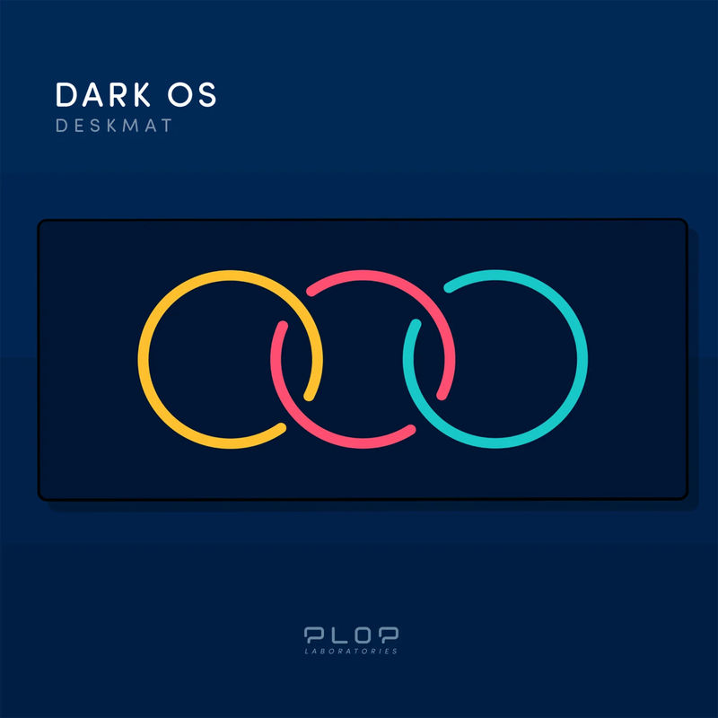 [Extra] GB Deskmats Collection - Deskmat:ePBT Ping - Dark Os Deskamt