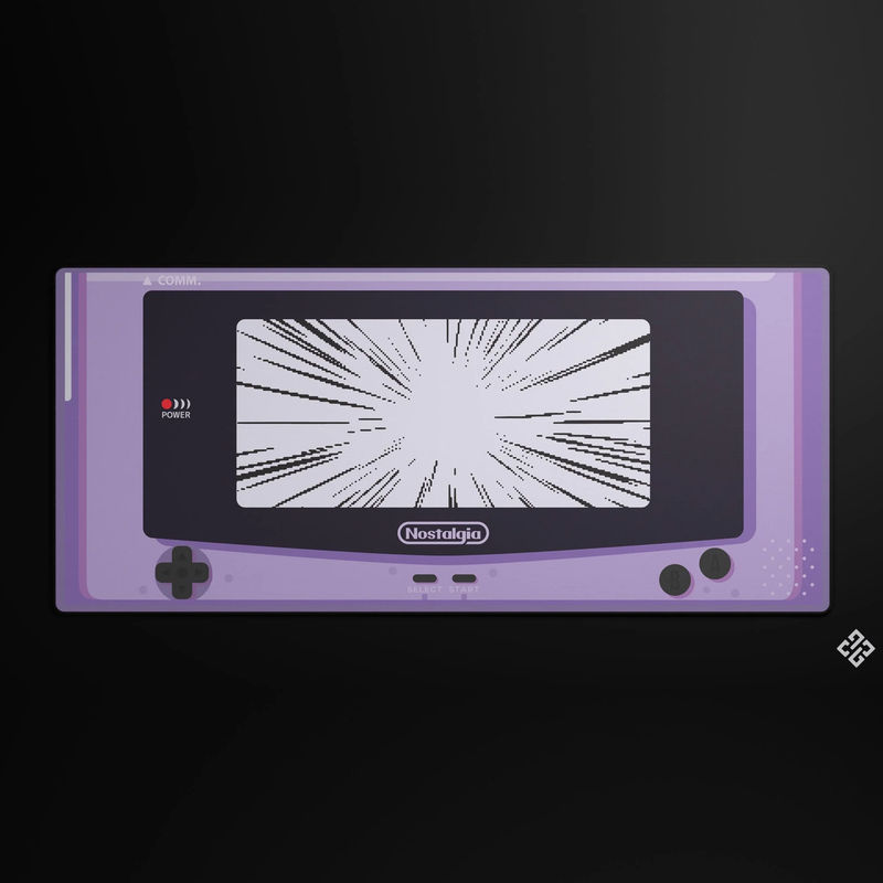 [Extra] GB Deskmats Collection - Deskmat:PBTfans atomic purple - Deskmat D