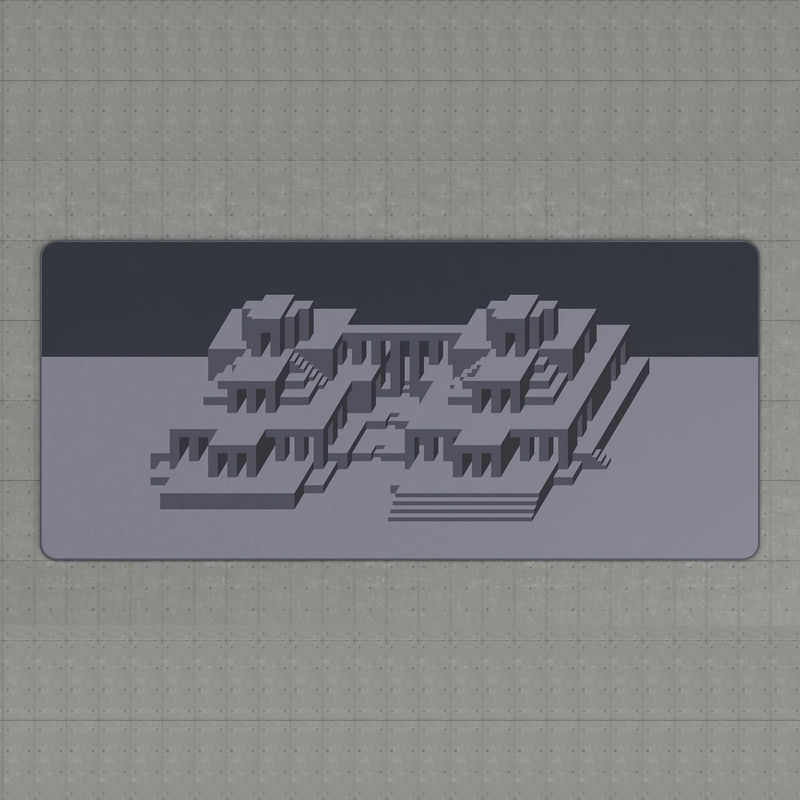 [Extra] GB Deskmats Collection - Deskmat:ePBT Brutalist - Deskmat "Megalopolis"