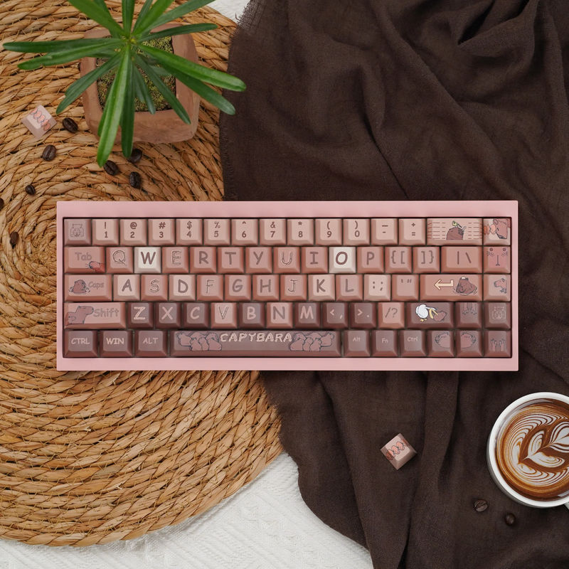 Capybaras daily lifer Cherry Profile Keycaps Set