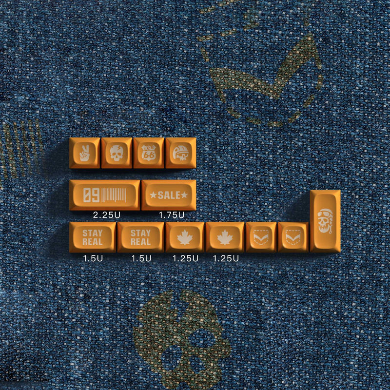 Jeans PGA Profile Keycaps Set - Kit:Novelty Kit B