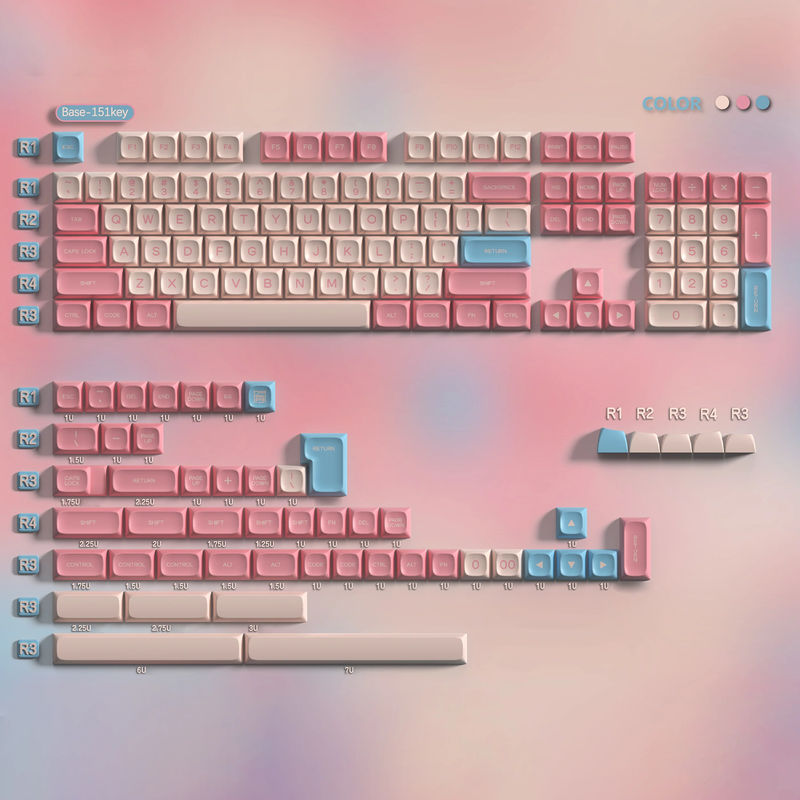 Circus PGA Profile Keycaps Set - Kit:Base Kit