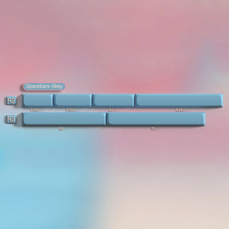Circus PGA Profile Keycaps Set - Kit:Spacebar Kit
