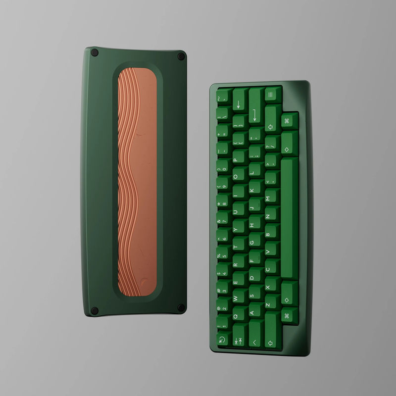 Agar - Color:Anodized pine green - PCB:EC PCB - Plate:EC plate Alu Dark Purple