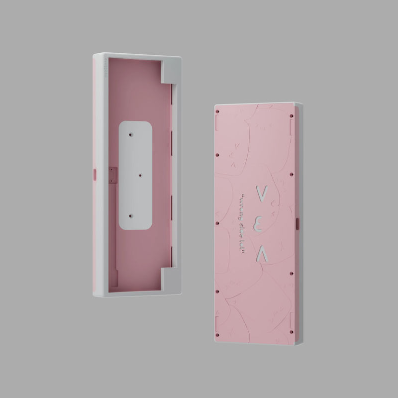 mellow. - Layout :HHKB - Color:Pink and white