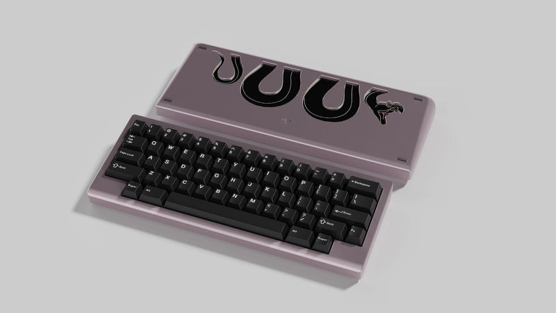 Snake60 R2 - Color:Sakura (Pink) - Layout:HHKB - PCB:Hotswap PCB