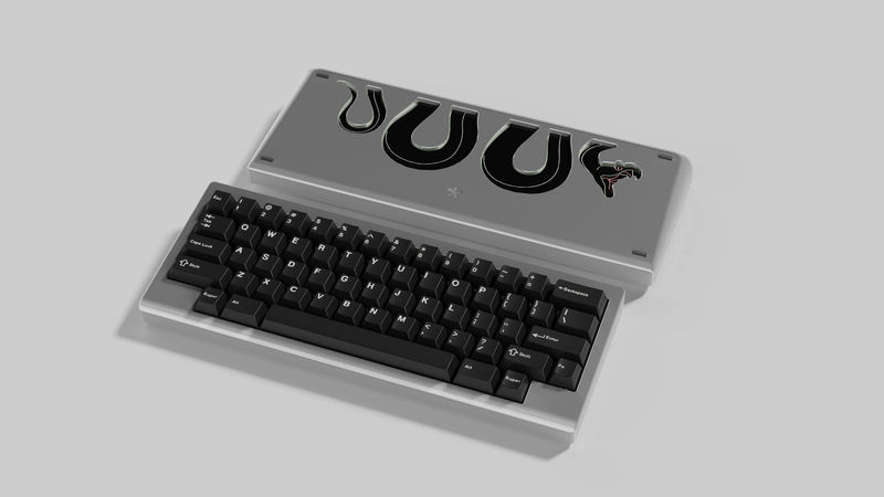 Snake60 R2 - Color:Silver - Layout:HHKB - PCB:Hotswap PCB