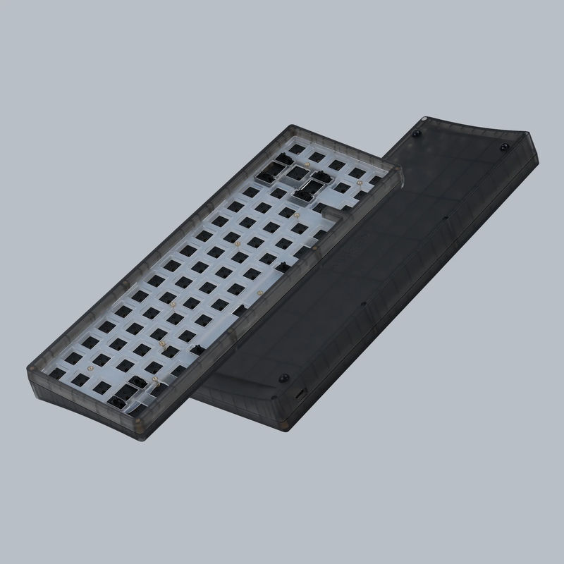 KBD67 Lite R4 Mechanical Keyboard Kit - Color:Transparent - PCB Version:Wired ANSI Layout