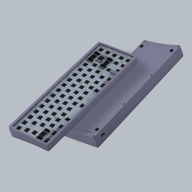 KBD67 Lite R4 Mechanical Keyboard Kit - Color:Rosy Brown - PCB Version:Wired ANSI Layout