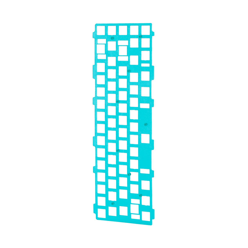KBD67 Lite R4 Accessories - Accessories:Transparent Blue ANSI Plate