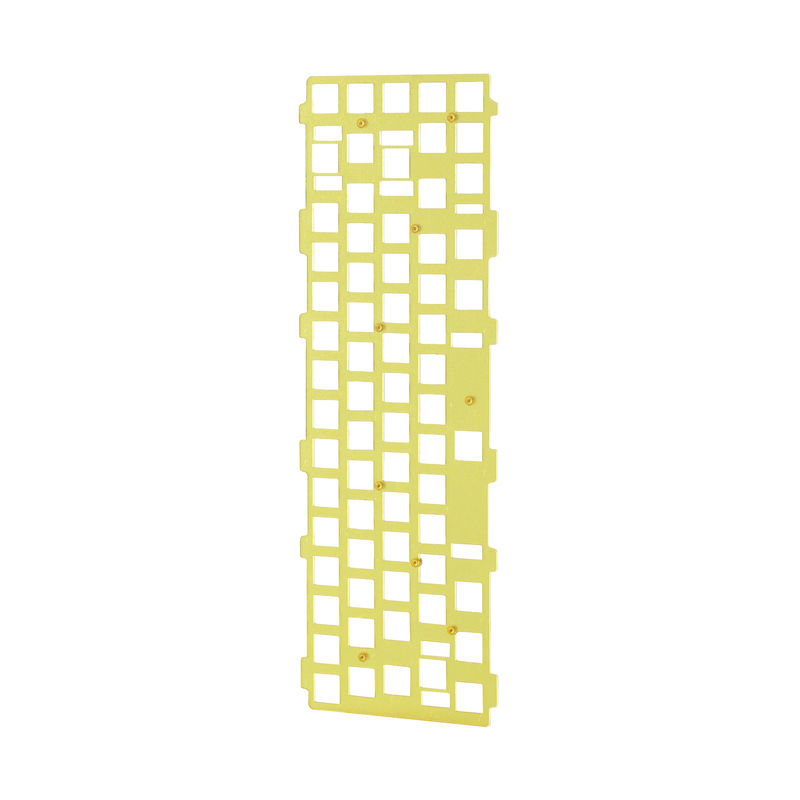 KBD67 Lite R4 Accessories - Accessories:Transparent Yellow ANSI Plate
