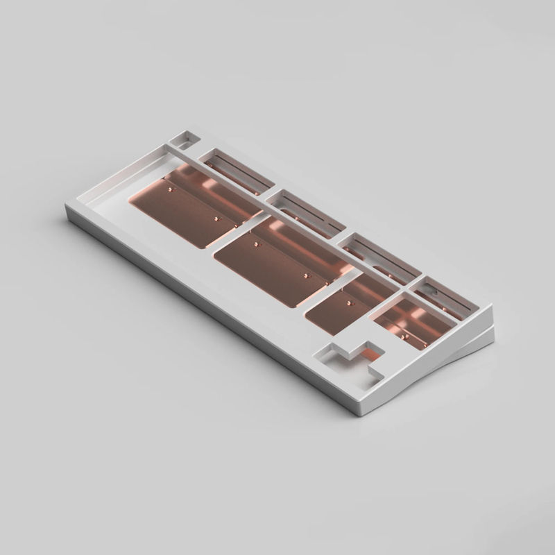 F1-8X V2 Barebone Kit - Color (Top - Bottom):Silver - Silver - Layout:Winkey