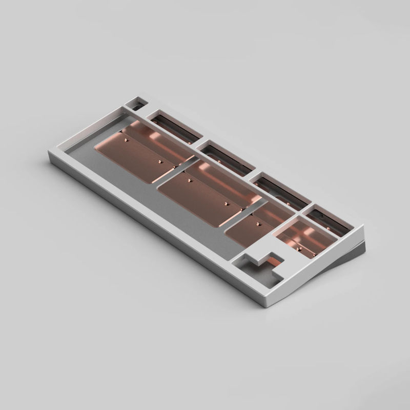 F1-8X V2 Barebone Kit - Color (Top - Bottom):Silver - Gray - Layout:Winkey