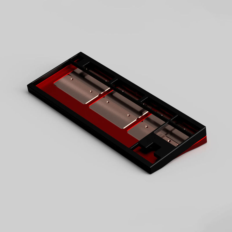 F1-8X V2 Barebone Kit - Color (Top - Bottom):Black - Red - Layout:Winkey