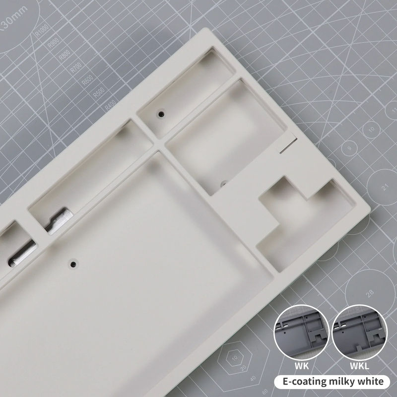Ready to Use KBD8X MKIII Keyboard With PBTfans Mischief - Case color:E-coating milky white - Layout:WK