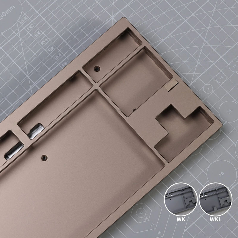 Ready to Use KBD8X MKIII Keyboard With PBTfans Mischief - Case color:Anodised mocha - Layout:WK