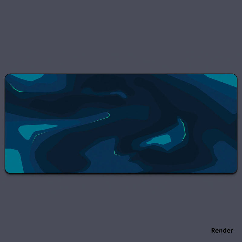 PBTfans Basin - KIT:Deskmat Topographic