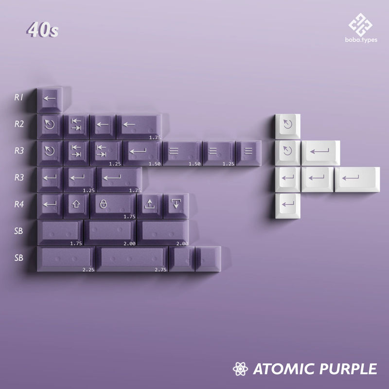 [IC] PBTfans atomic purple R2 - Kit:40s