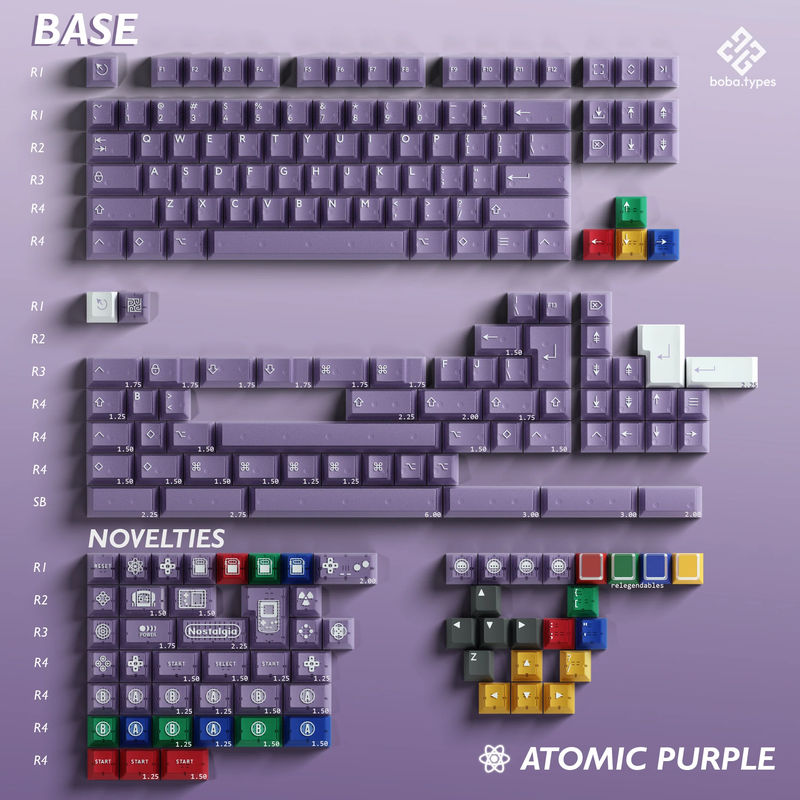 [IC] PBTfans atomic purple R2 - Kit:Base