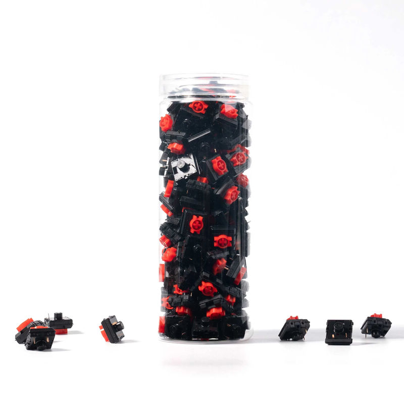 Keychron Milk POM Switch - Option:Red - Quantity of one set:110 Switches